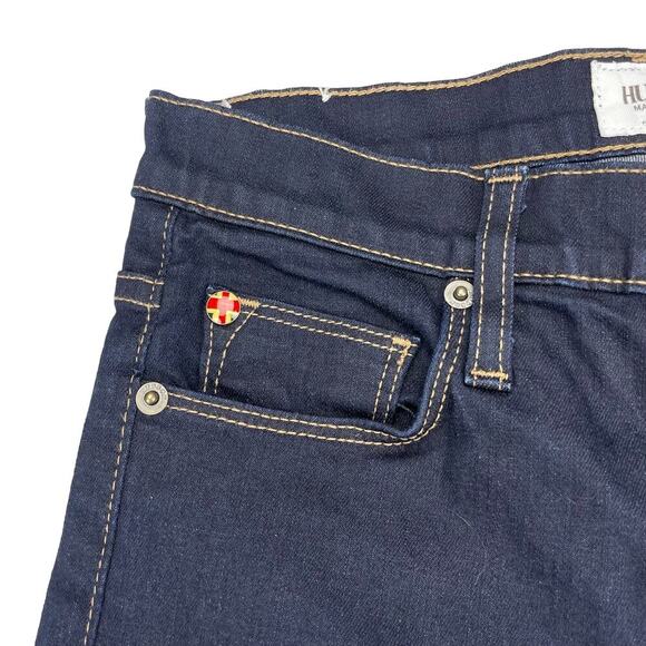 HUDSON Jeans High Waisted Tilda Straight Leg Jean Sz 24 Navy - Picture 6 of 8